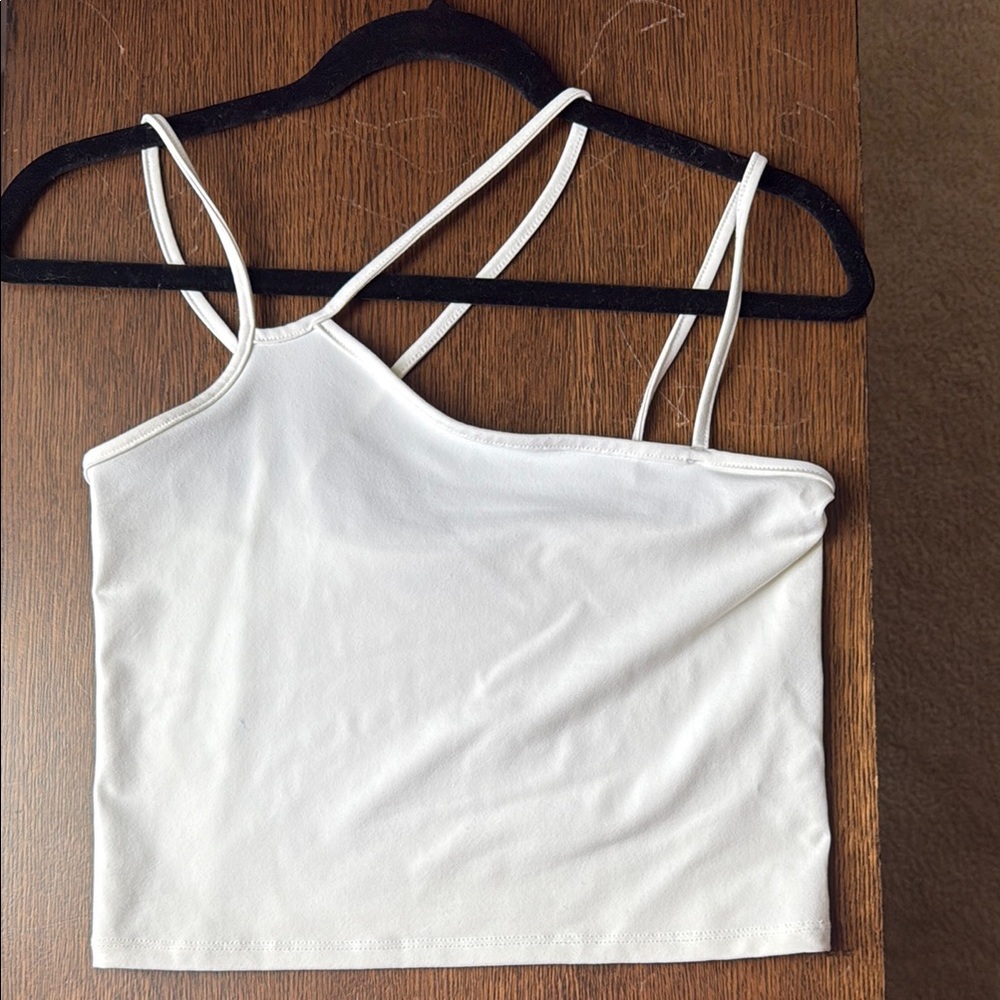 White Strappy Women's Top